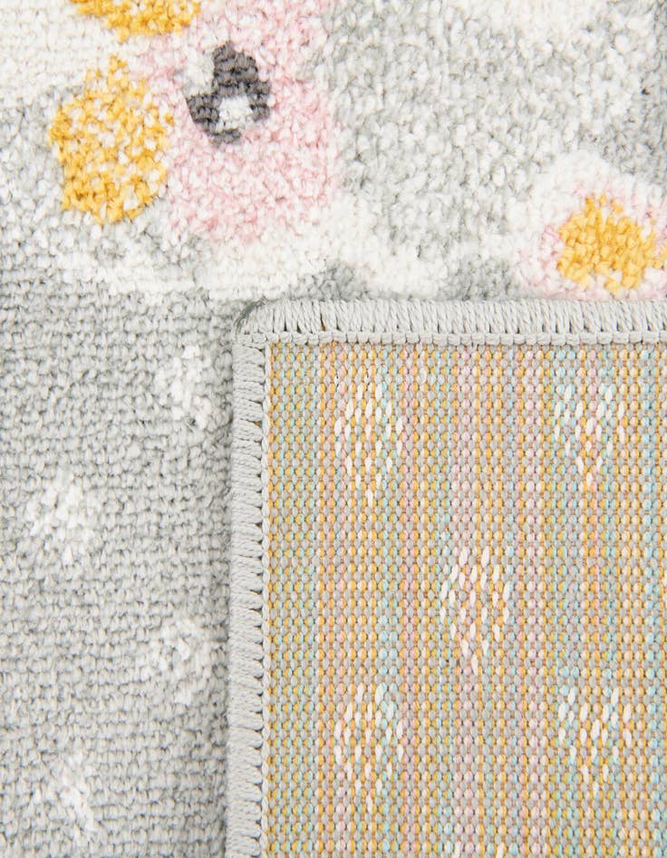 Detail image of  2' 2 x 4' Llama Whimsy Kids Runner Rug