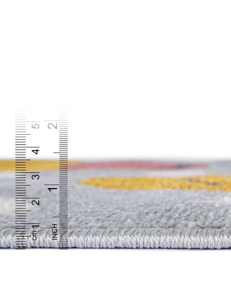 Detail image of  2' 2 x 5' 1 Reindeer Whimsy Kids Runner Rug