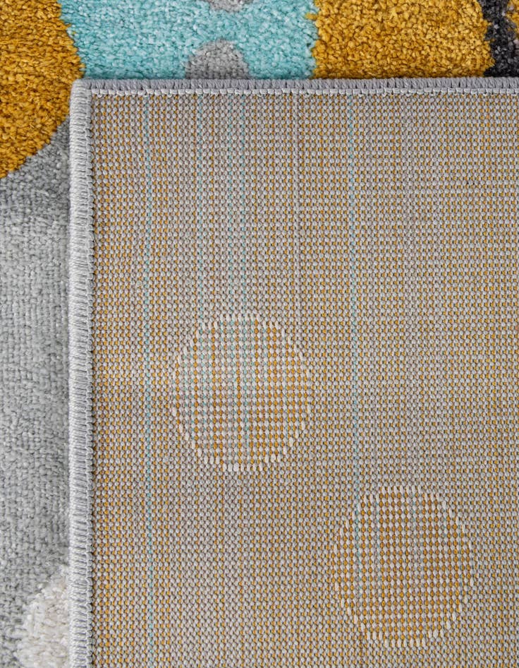 Detail image of  2' 2 x 5' 1 Reindeer Whimsy Kids Runner Rug