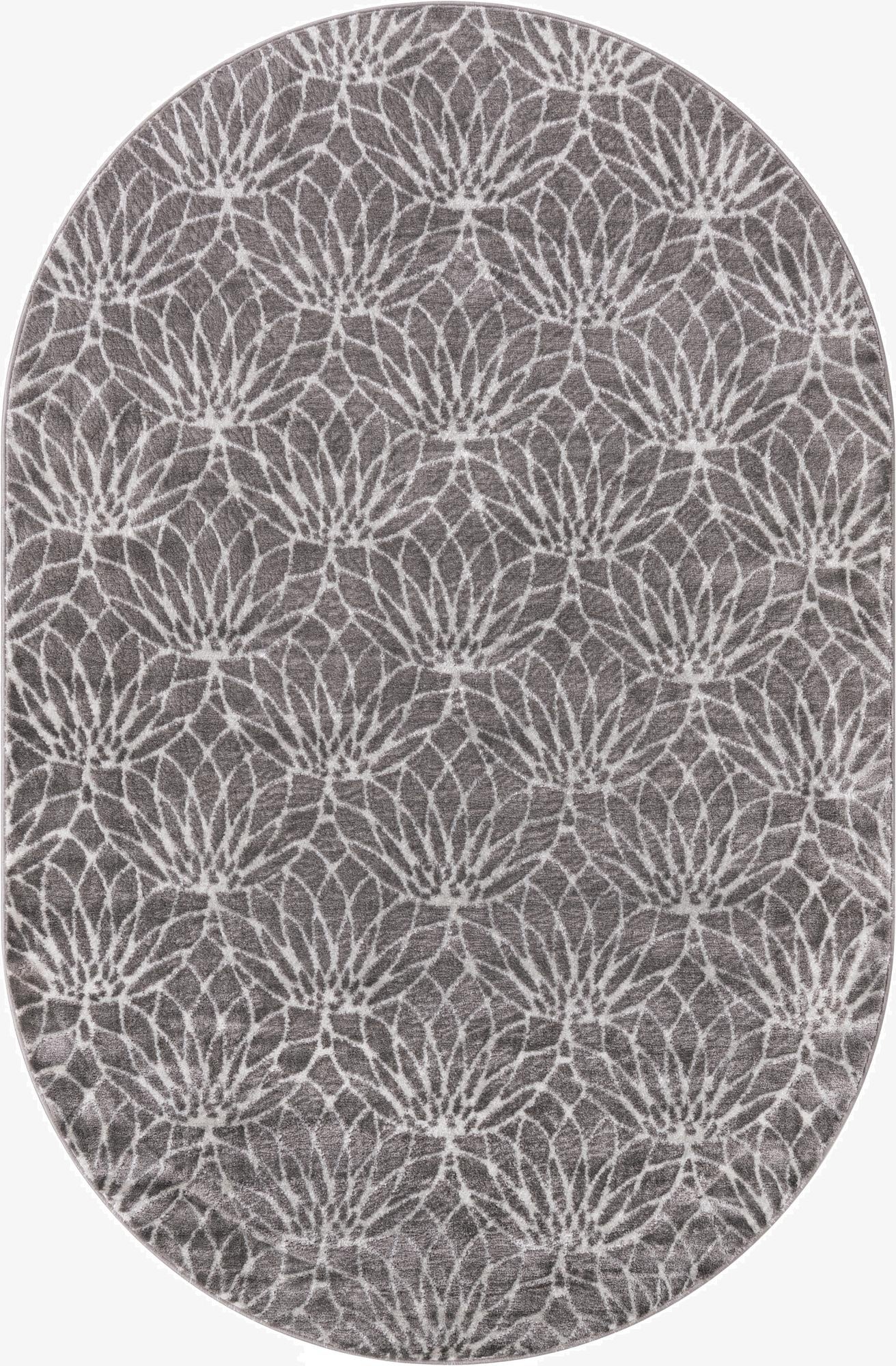  5' 3 x 8'  Marilyn Monroe&trade; Glam Dahlia Oval Rug