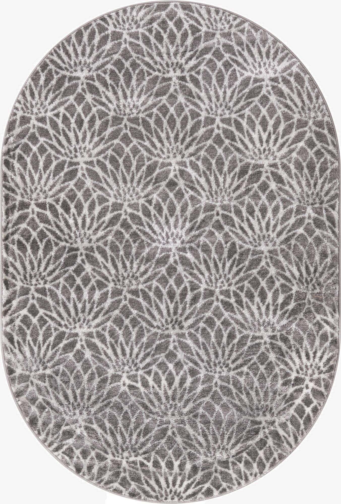  4' x 6'  Marilyn Monroe&trade; Glam Dahlia Oval Rug