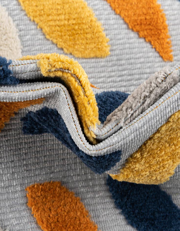 Detail image of  5' 3 x 5' 3  Washable Aruba Indoor / Outdoor Square Rug