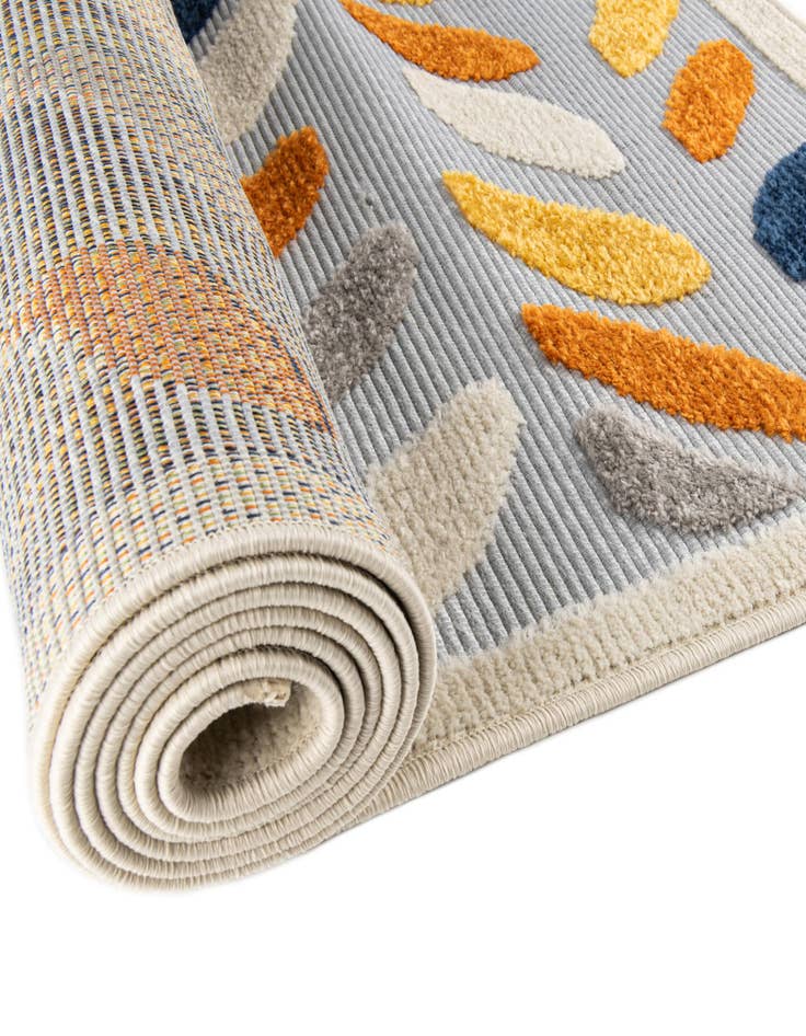 Detail image of  5' 3 x 5' 3  Washable Aruba Indoor / Outdoor Square Rug