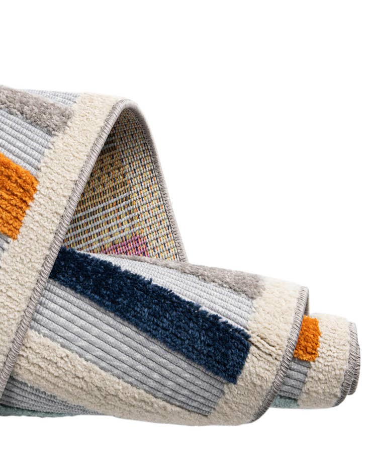 Detail image of  5' 3 x 5' 3  Washable Aruba Indoor / Outdoor Square Rug