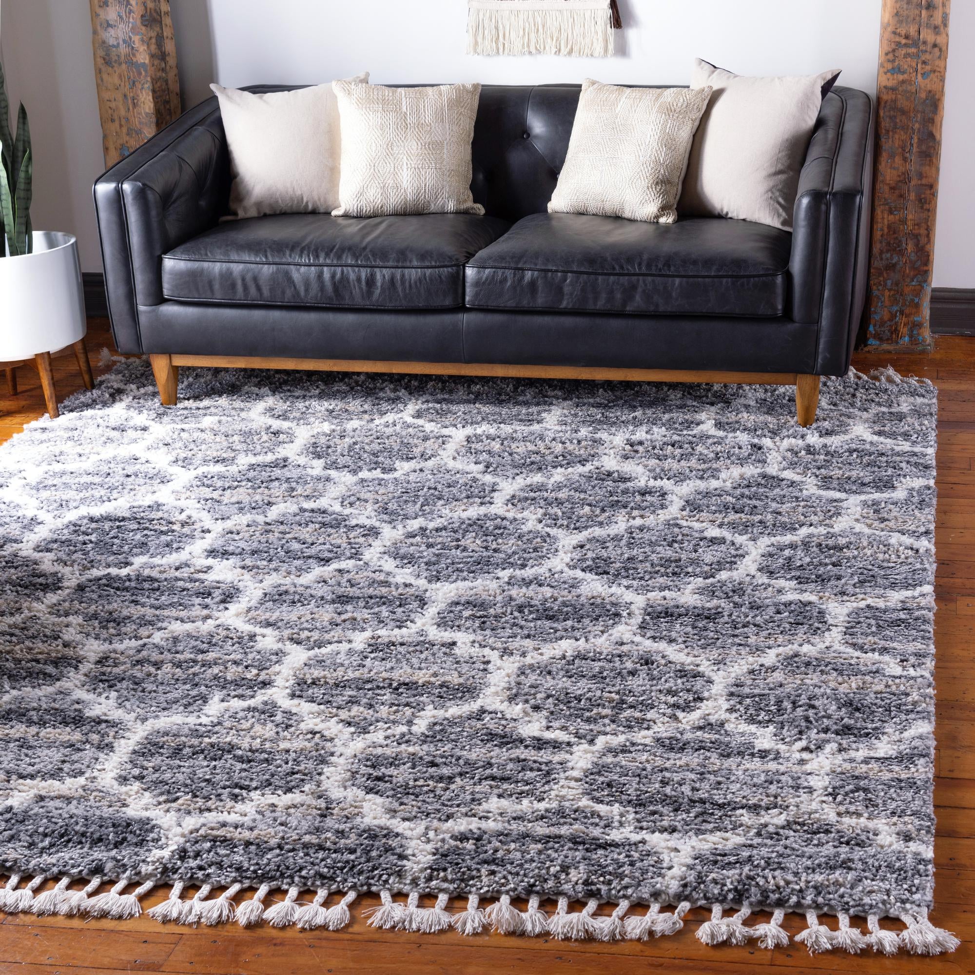  8' x 8' Athena Shag Square Rug