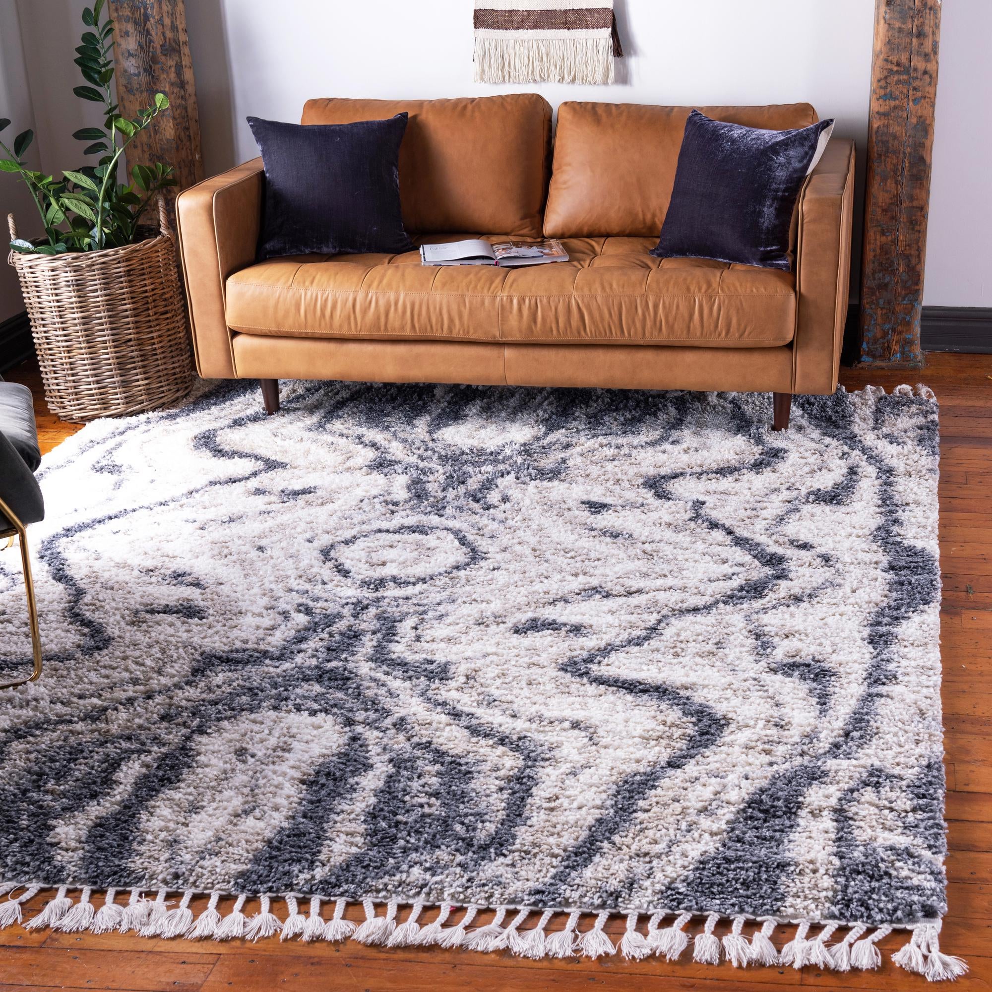  8' x 8' Athena Shag Square Rug