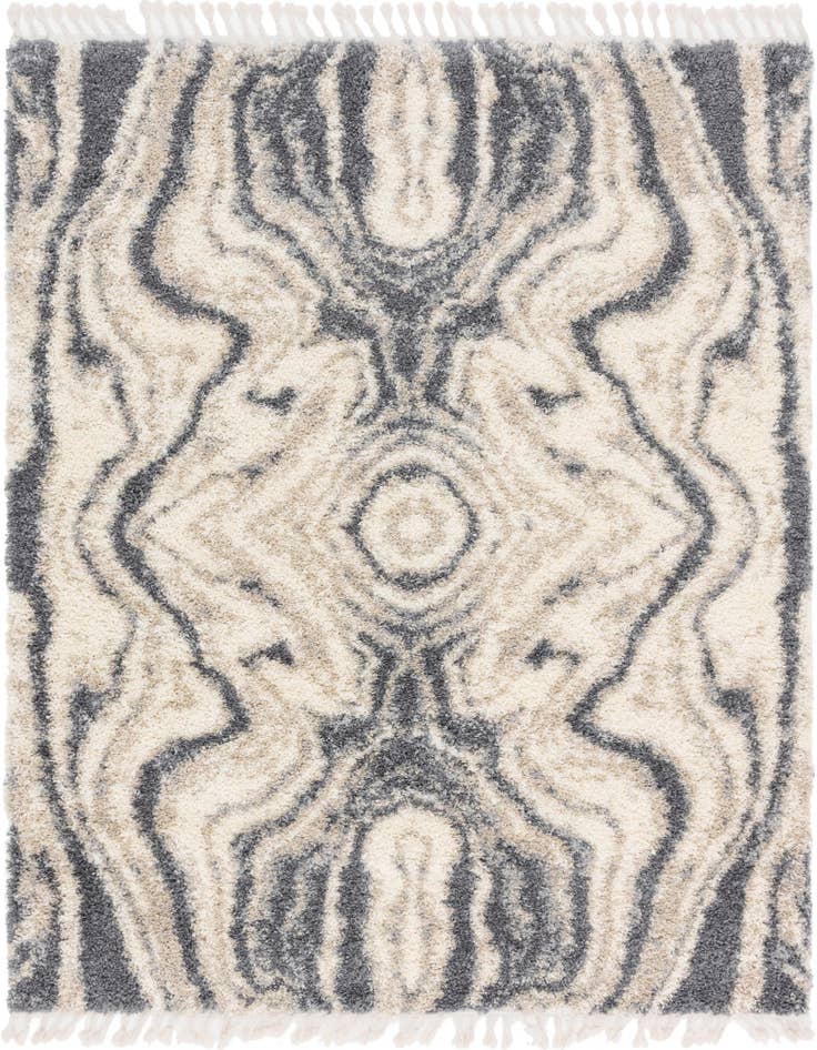 Detail image of  8' x 8' Athena Shag Square Rug