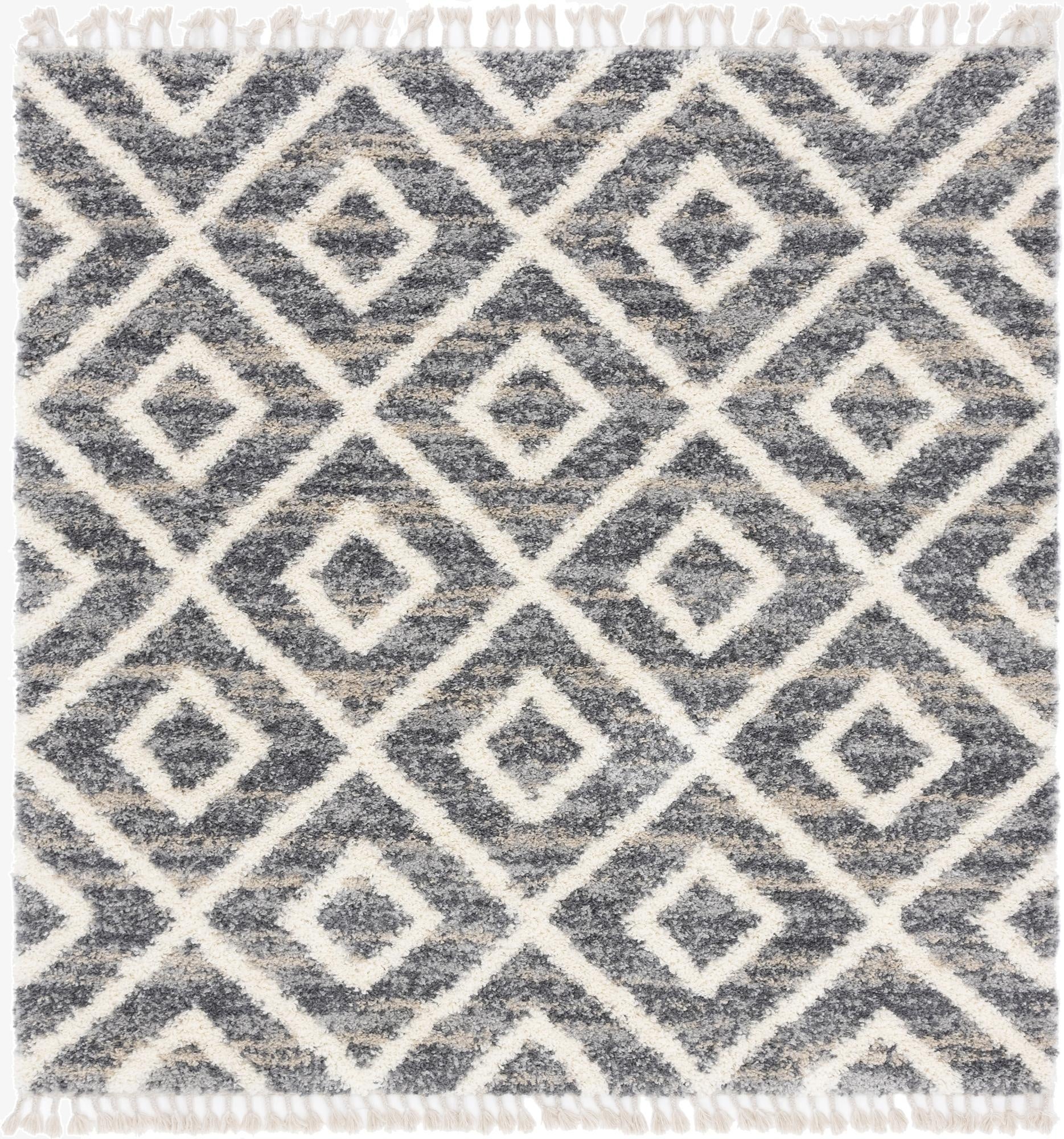  8' x 8' Athena Shag Square Rug