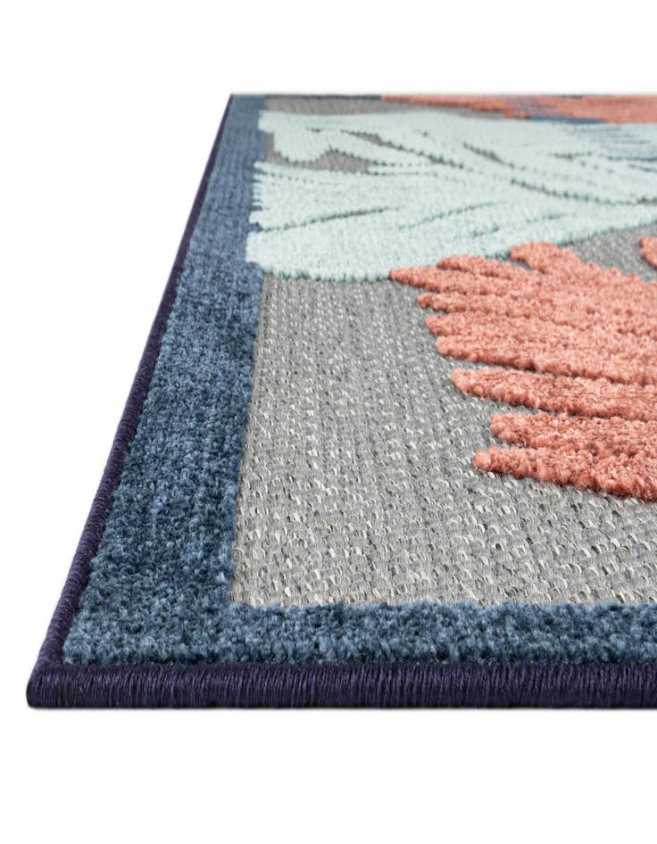 Detail image of  5' 3 x 5' 3  Washable Belize Indoor / Outdoor Square Rug