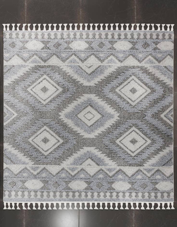 Detail image of  7' 10 x 7' 10 Boho Square Rug