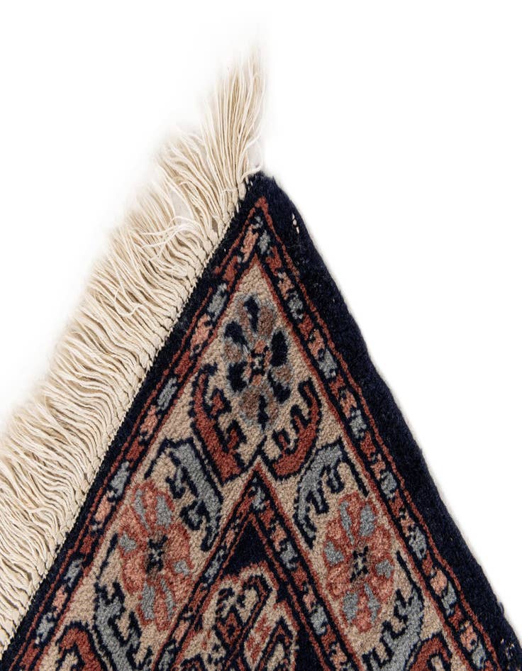 Detail image of  2' x 2' 1  Hand Knotted Bokhara Oriental Wool Square Rug