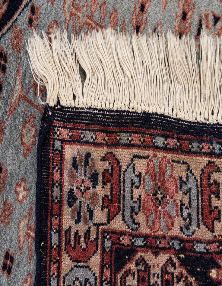 Detail image of  2' x 2' 1  Hand Knotted Bokhara Oriental Wool Square Rug