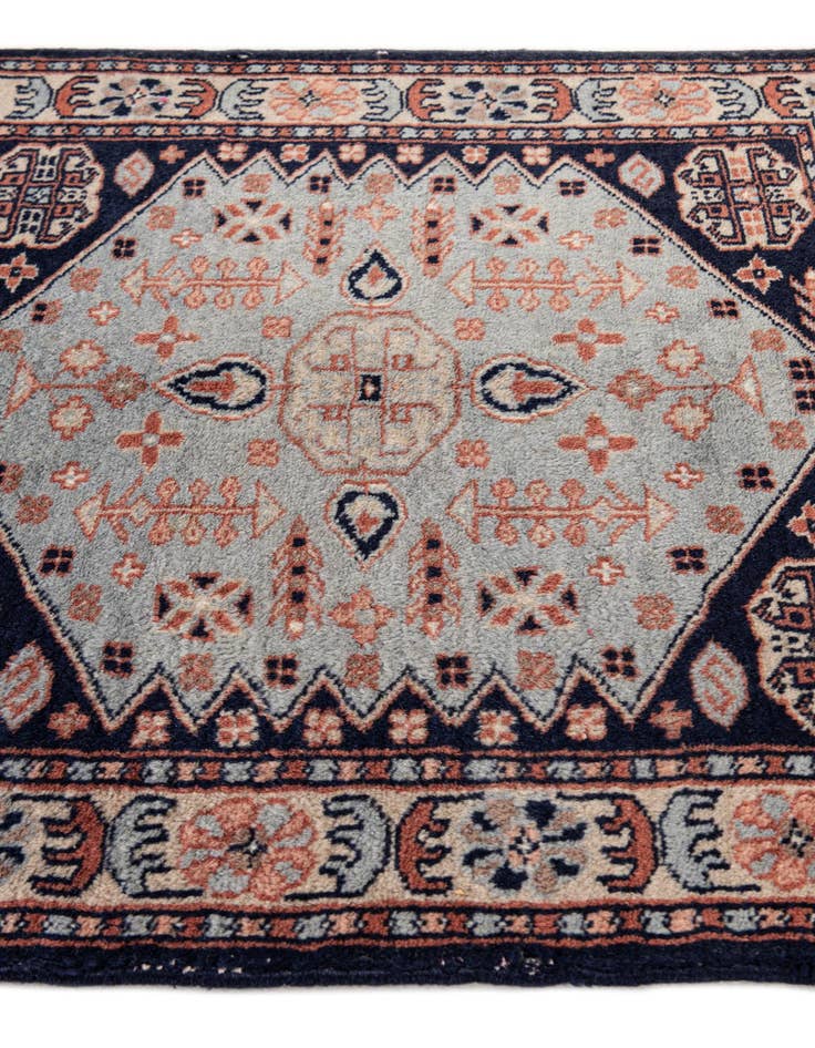 Detail image of  2' x 2' 1  Hand Knotted Bokhara Oriental Wool Square Rug