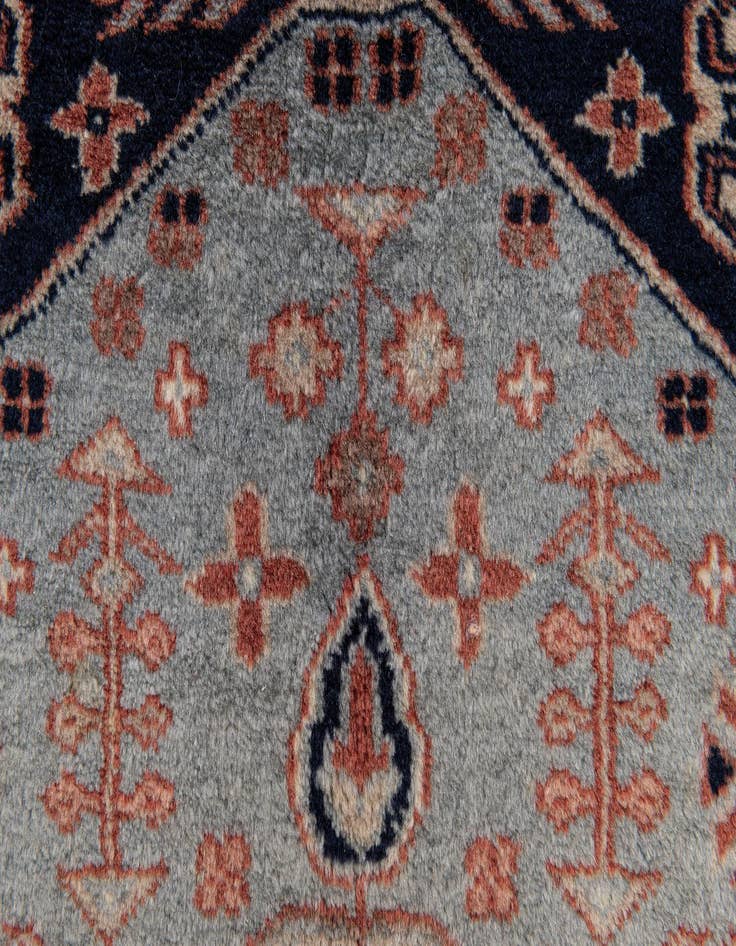 Detail image of  2' x 2' 1  Hand Knotted Bokhara Oriental Wool Square Rug