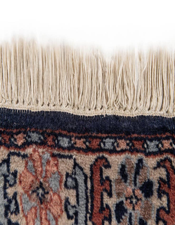 Detail image of  2' x 2' 1  Hand Knotted Bokhara Oriental Wool Square Rug