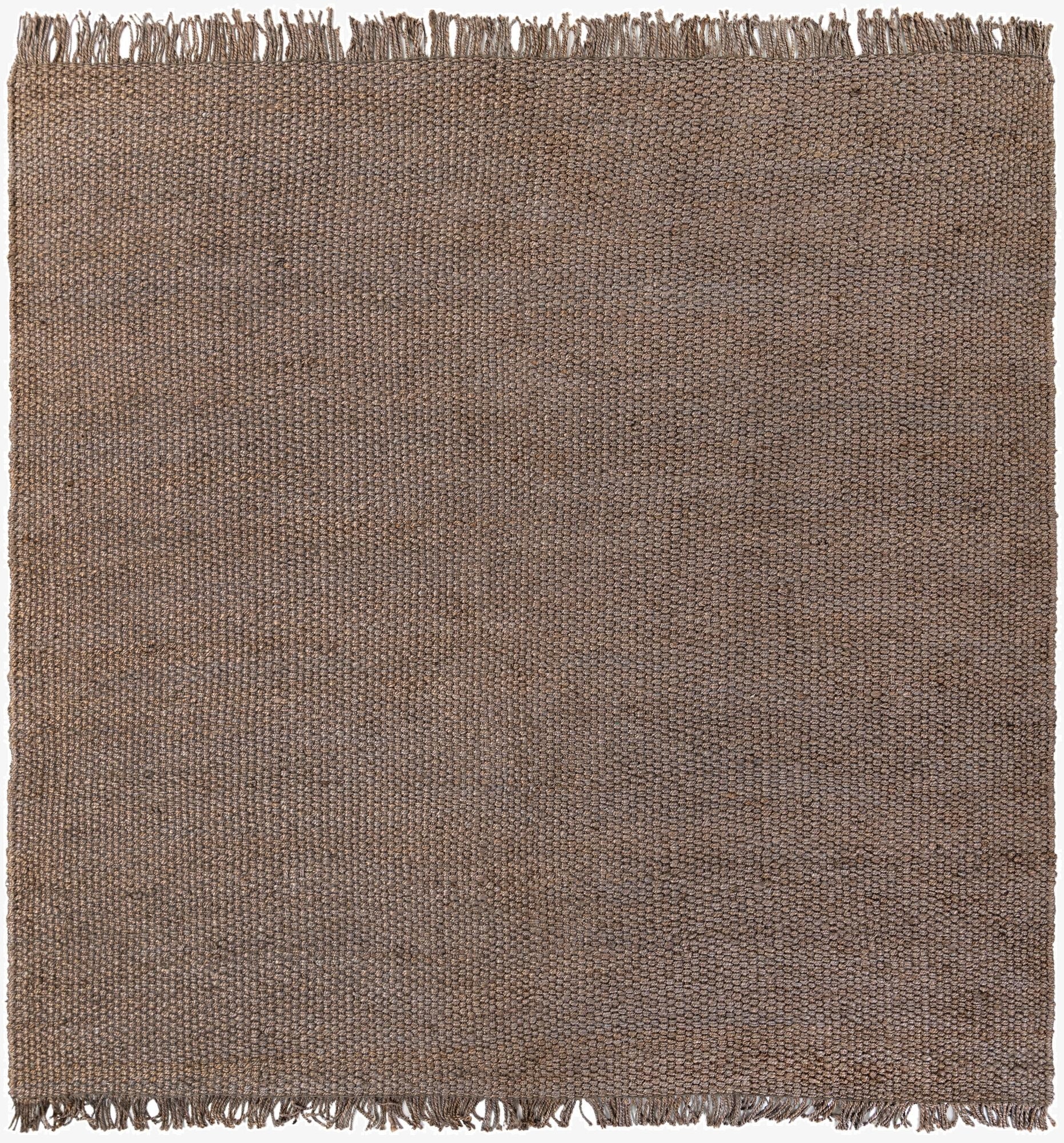  10' x 10'  Hand Woven Chunky Jute Square Rug