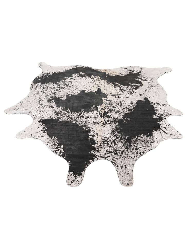 Detail image of  7' 3 x 7' 4 Cowhide Leather Square Rug