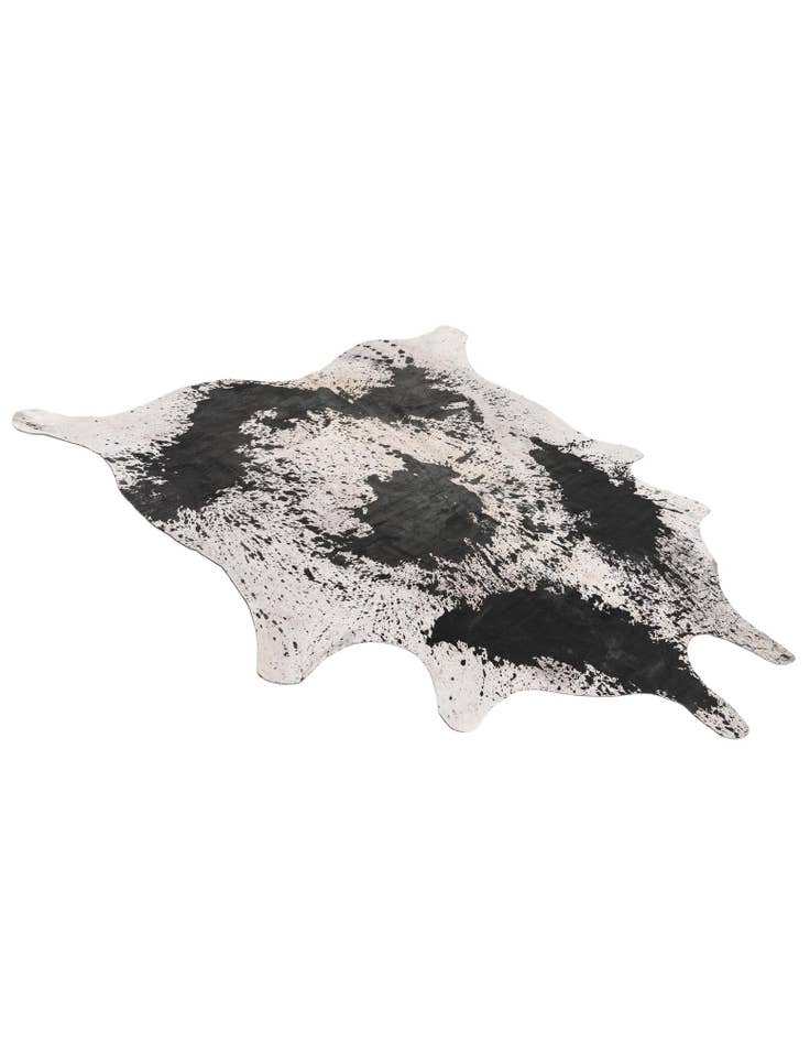 Detail image of  7' 3 x 7' 4 Cowhide Leather Square Rug