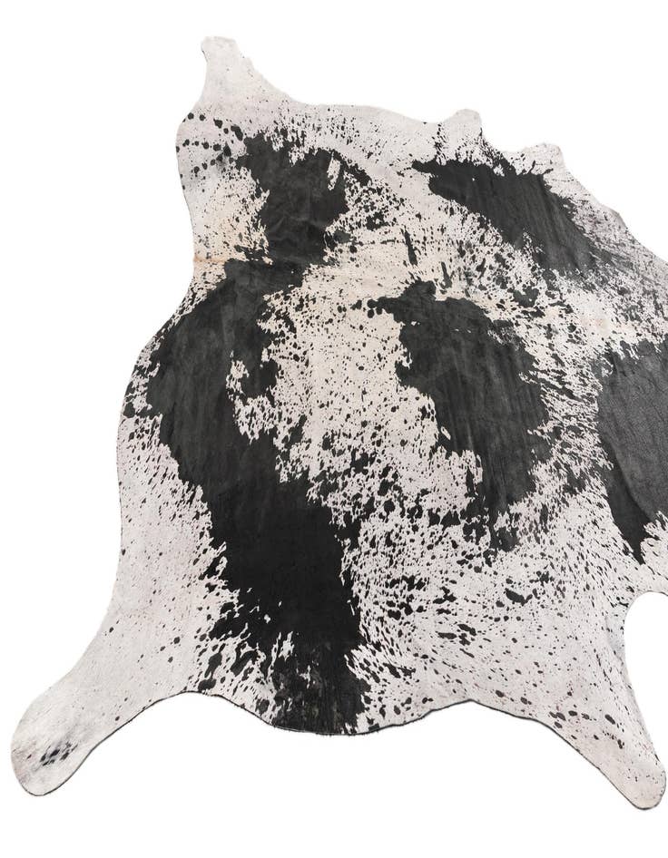 Detail image of  7' 3 x 7' 4 Cowhide Leather Square Rug