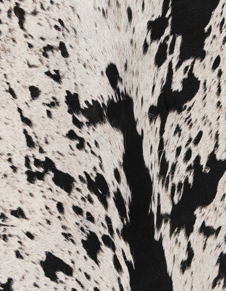 Detail image of  7' 5 x 7' 8 Cowhide Leather Square Rug