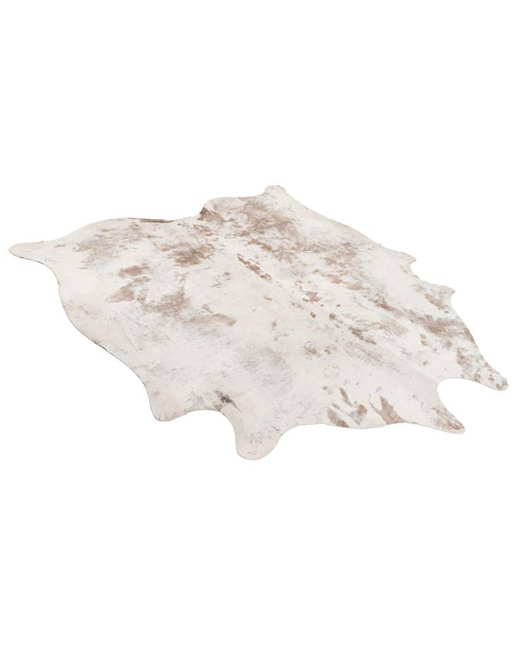 Detail image of  7' 2 x 7' 7 Cowhide Leather Square Rug