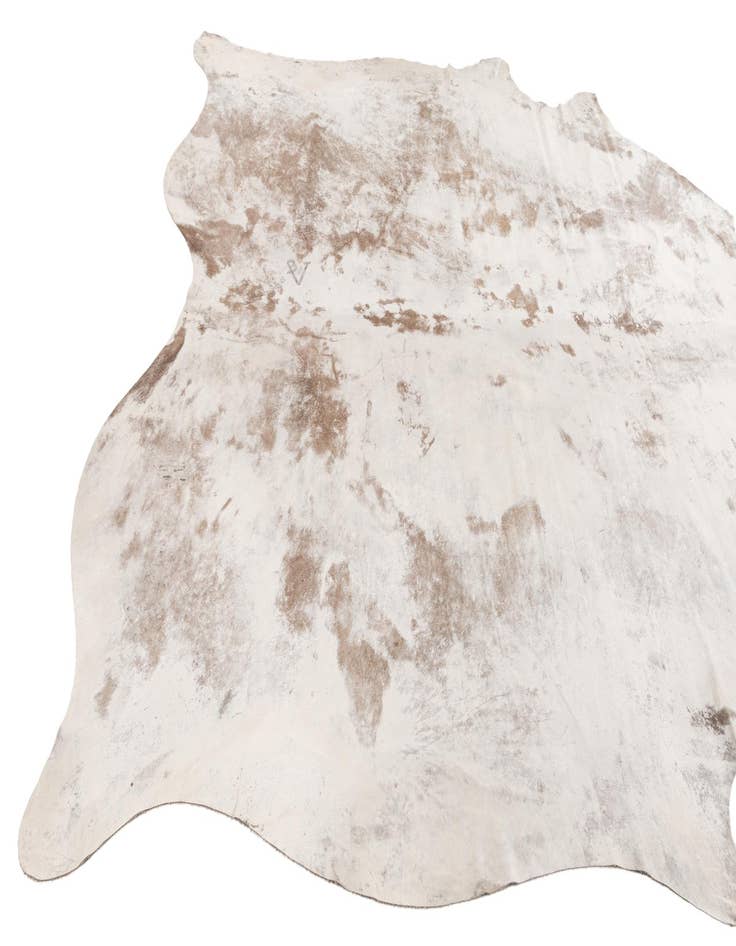 Detail image of  7' 2 x 7' 7 Cowhide Leather Square Rug