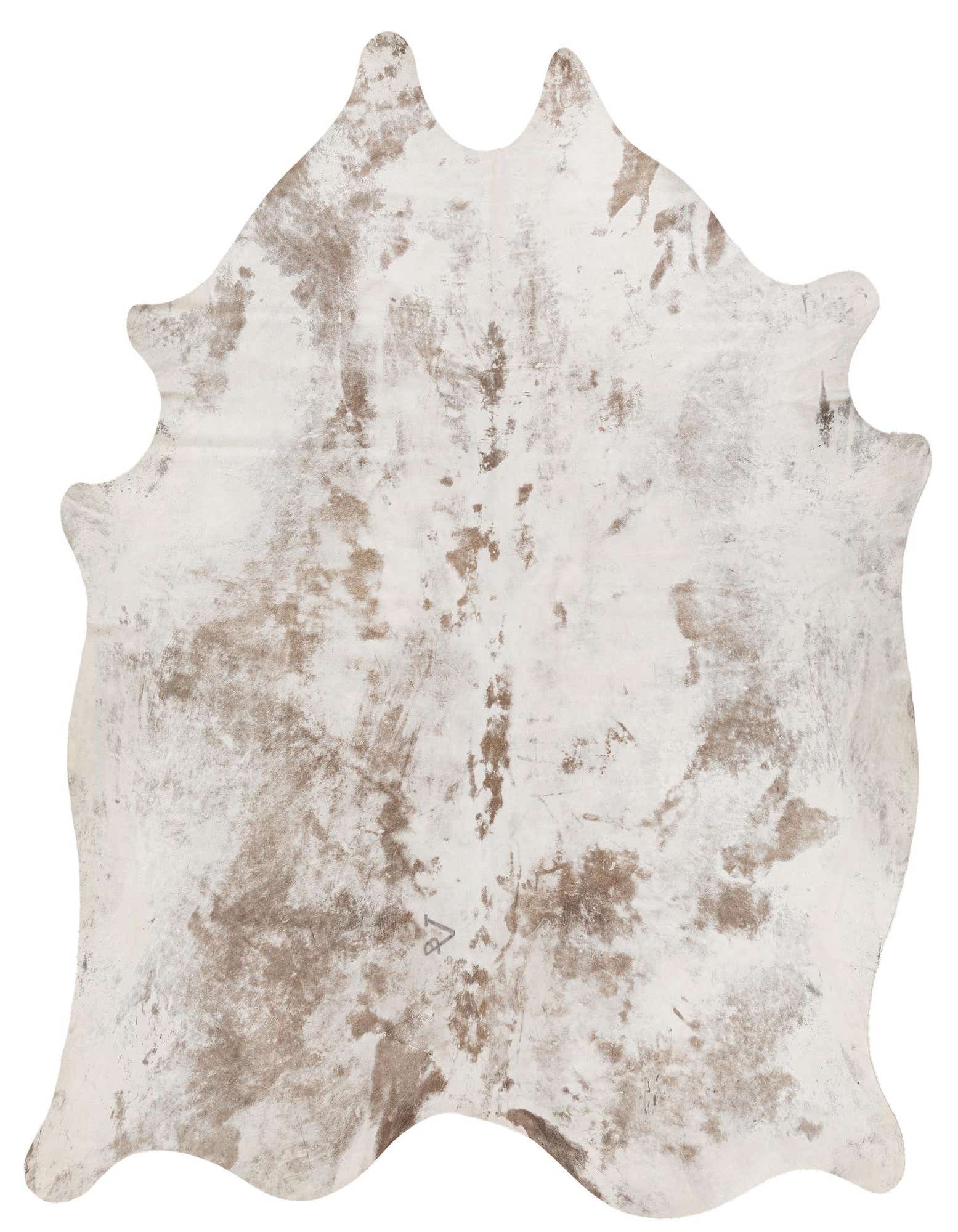 Primary image  7' 2 x 7' 7 Cowhide Leather Square Rug