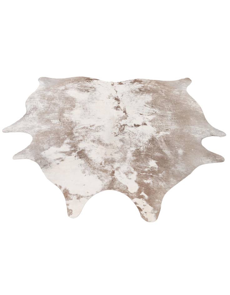 Detail image of  6' 2 x 6' 9 Cowhide Leather Square Rug