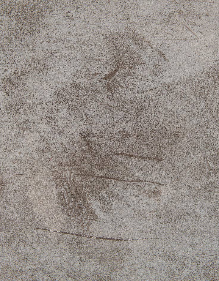 Detail image of  6' 6 x 7' 3 Cowhide Leather Square Rug