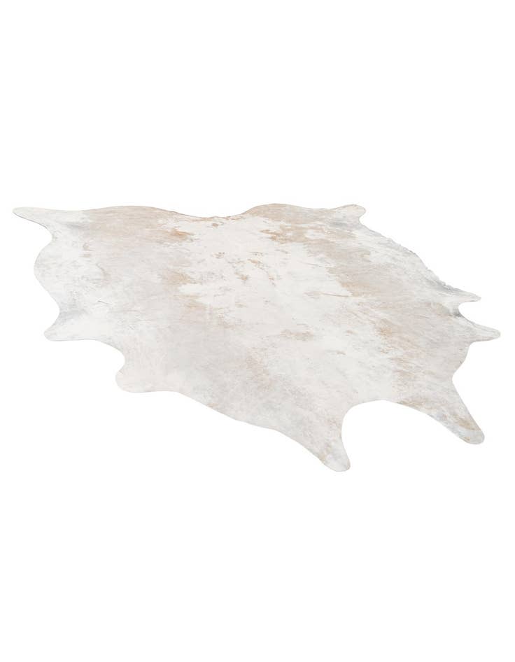 Detail image of  6' 7 x 6' 11 Cowhide Leather Square Rug