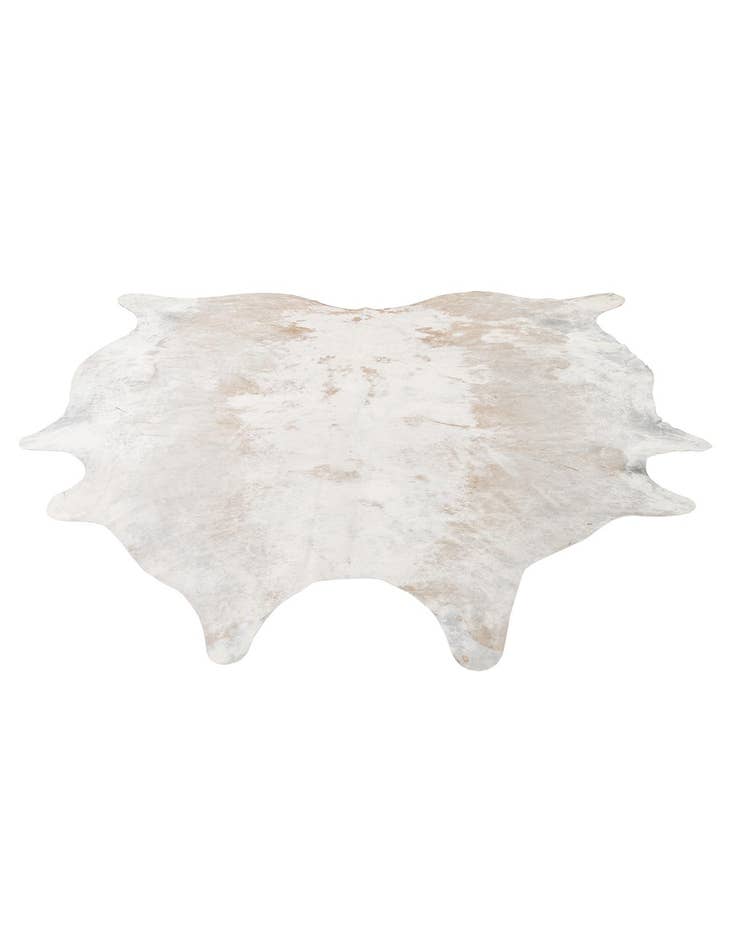Detail image of  6' 7 x 6' 11 Cowhide Leather Square Rug