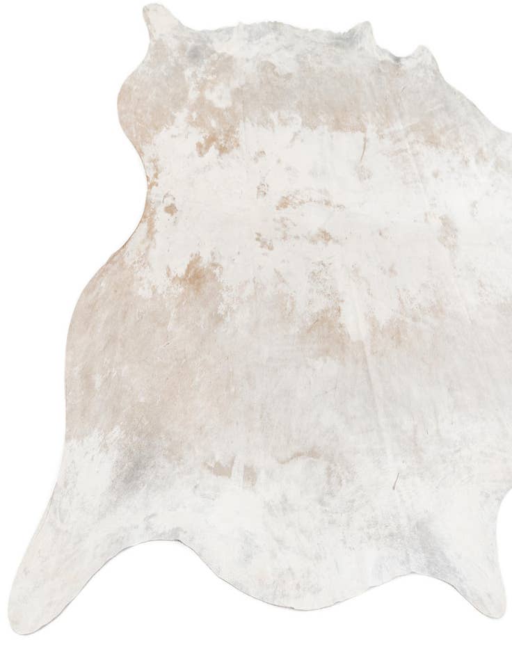 Detail image of  6' 7 x 6' 11 Cowhide Leather Square Rug