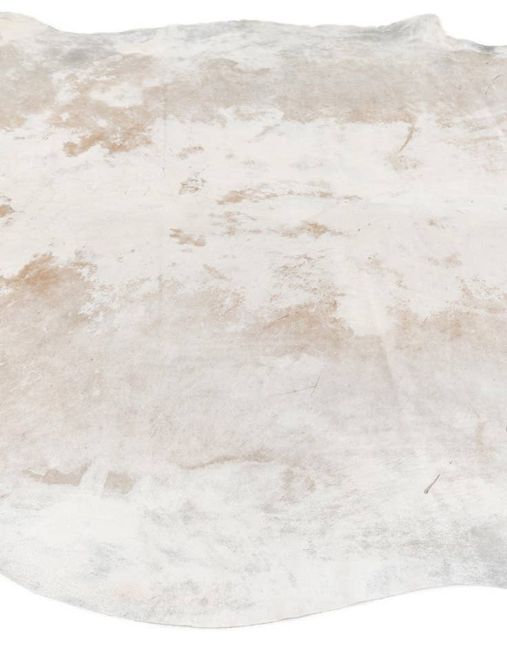 Detail image of  6' 7 x 6' 11 Cowhide Leather Square Rug