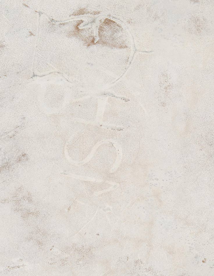 Detail image of  6' 7 x 6' 11 Cowhide Leather Square Rug