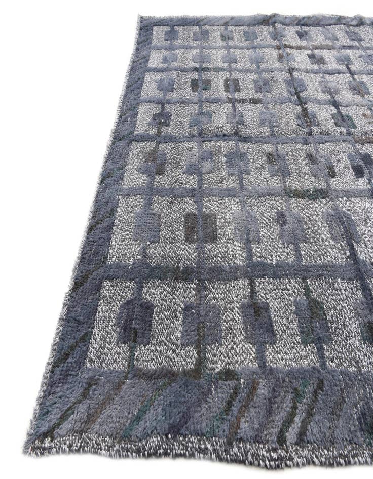 Detail image of  5' 1 x 6' 7  Hand Knotted Darya Wool Square Rug