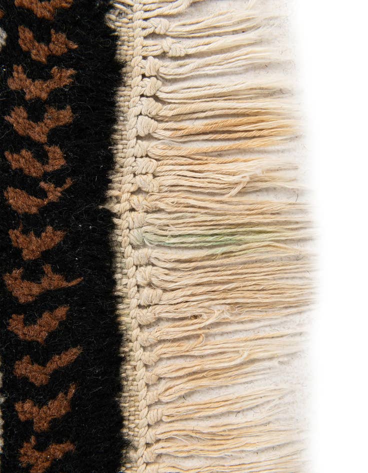 Detail image of  1' 3 x 1' 5  Hand Knotted Ferdos Persian Wool Square Rug