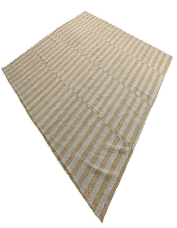 Detail image of  9' 8 x 9' 9  Hand Woven Kilim Modern Wool Square Rug