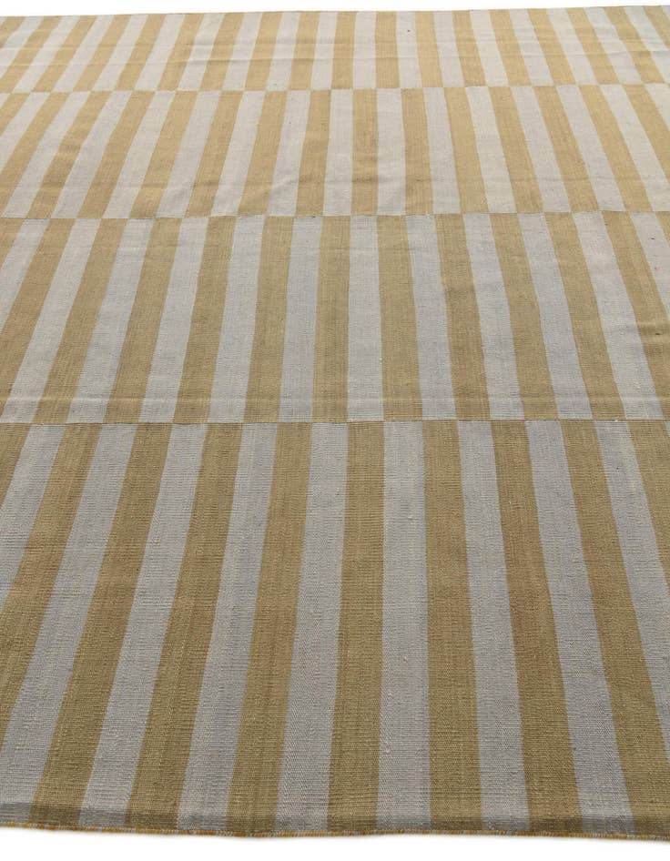 Detail image of  9' 8 x 9' 9  Hand Woven Kilim Modern Wool Square Rug