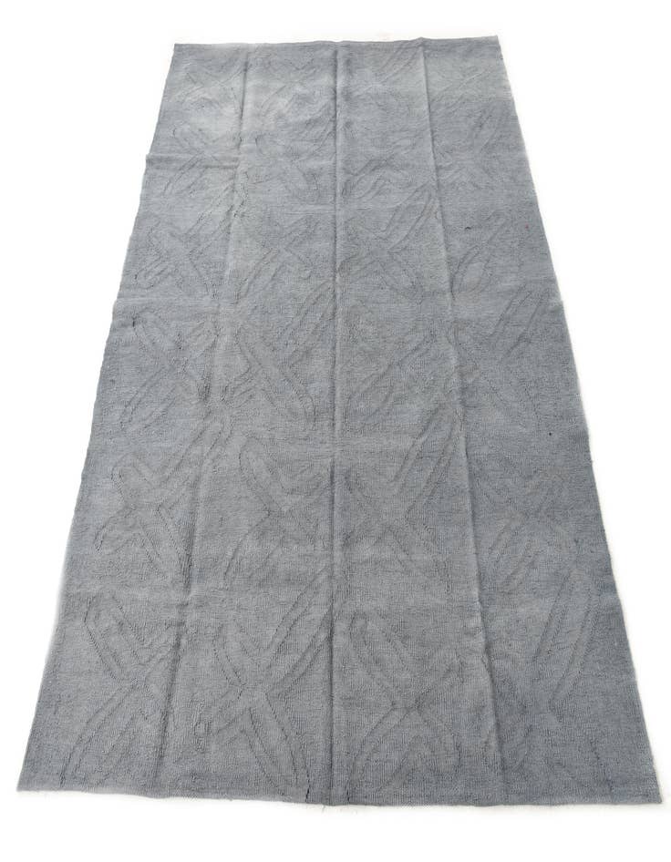 Detail image of  5' 3 x 6' 5  Hand Woven Kilim Modern Wool Square Rug