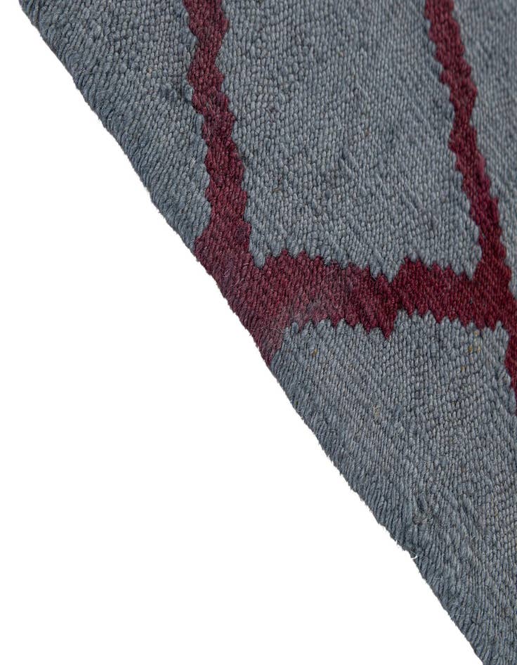 Detail image of  6' 3 x 7' 10  Hand Woven Kilim Modern Wool Square Rug