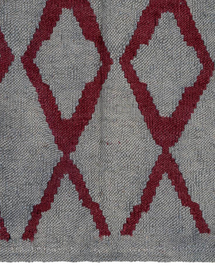 Detail image of  6' 3 x 7' 10  Hand Woven Kilim Modern Wool Square Rug