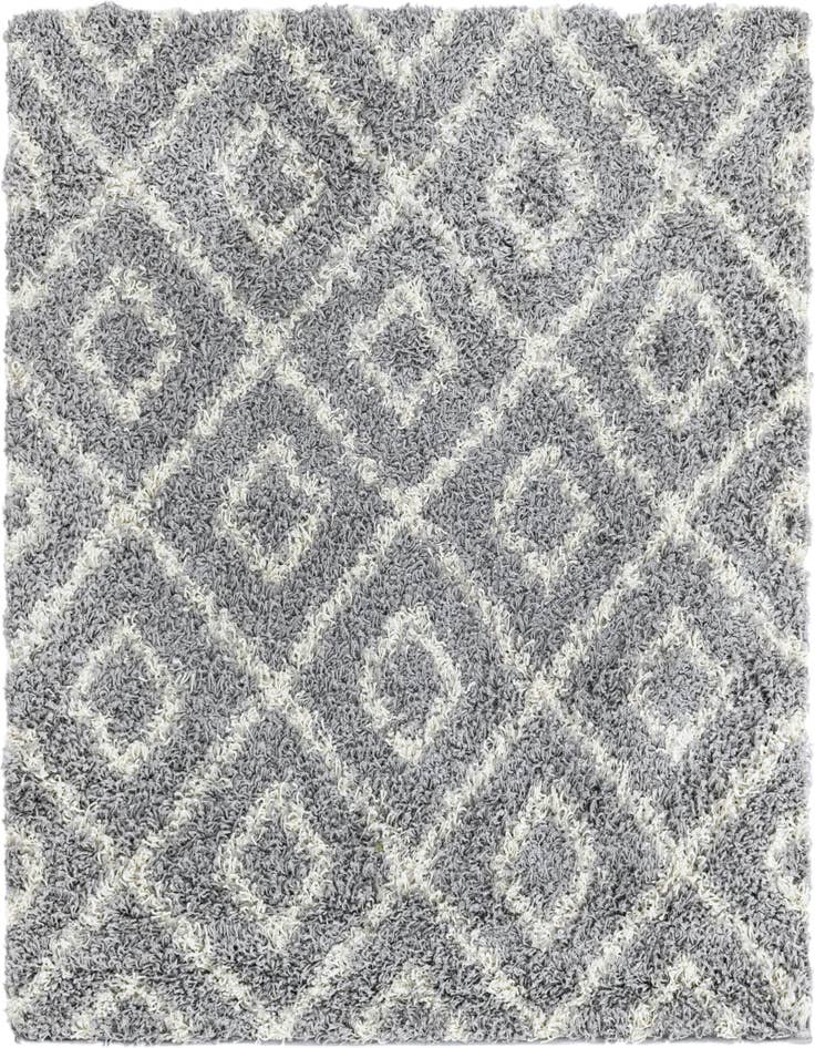 Detail image of  4' x 4' Lattice Shag Square Rug