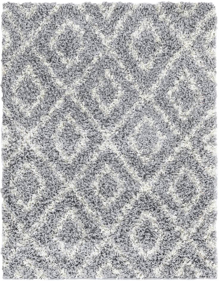 Detail image of  3' 3 x 3' 3 Lattice Shag Square Rug