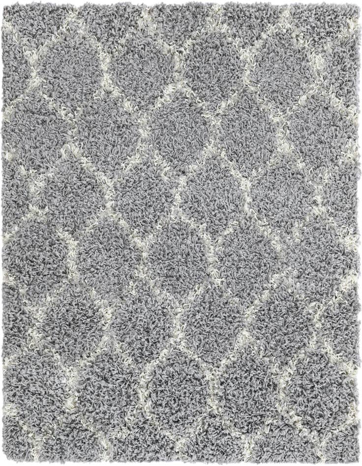Detail image of  3' 3 x 3' 3 Lattice Shag Square Rug