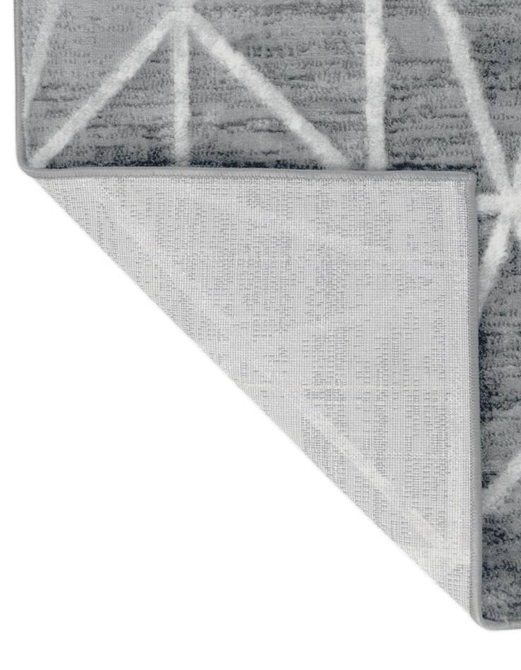 Detail image of  5' 3 x 5' 3 Lattice Trellis Square Rug