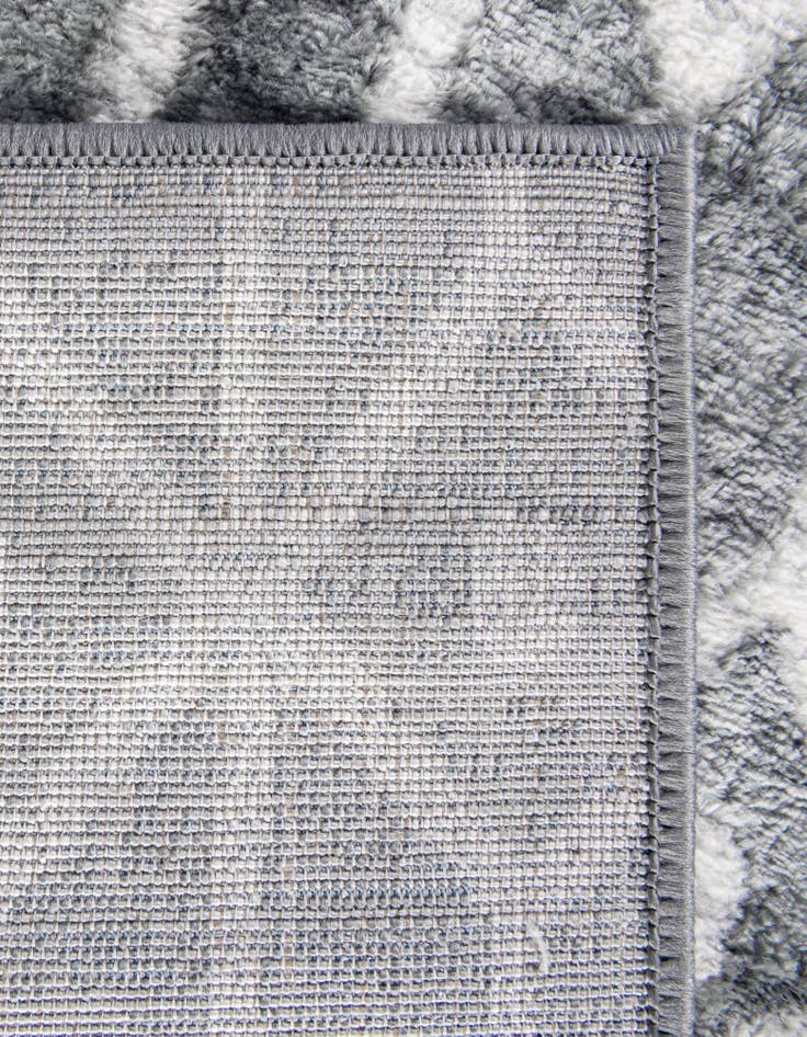 Detail image of  7' x 7' Lattice Trellis Square Rug