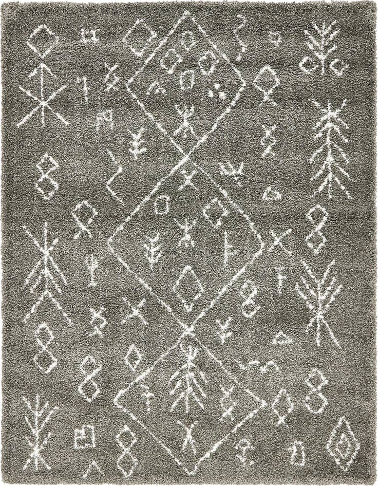 Detail image of  8' x 8' Moroccan Shag Square Rug