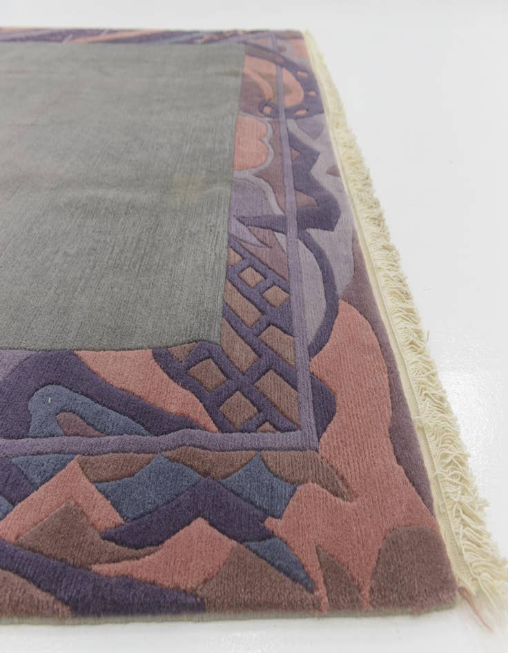 Detail image of  8' 2 x 8' 4  Hand Knotted Nepal Wool Square Rug