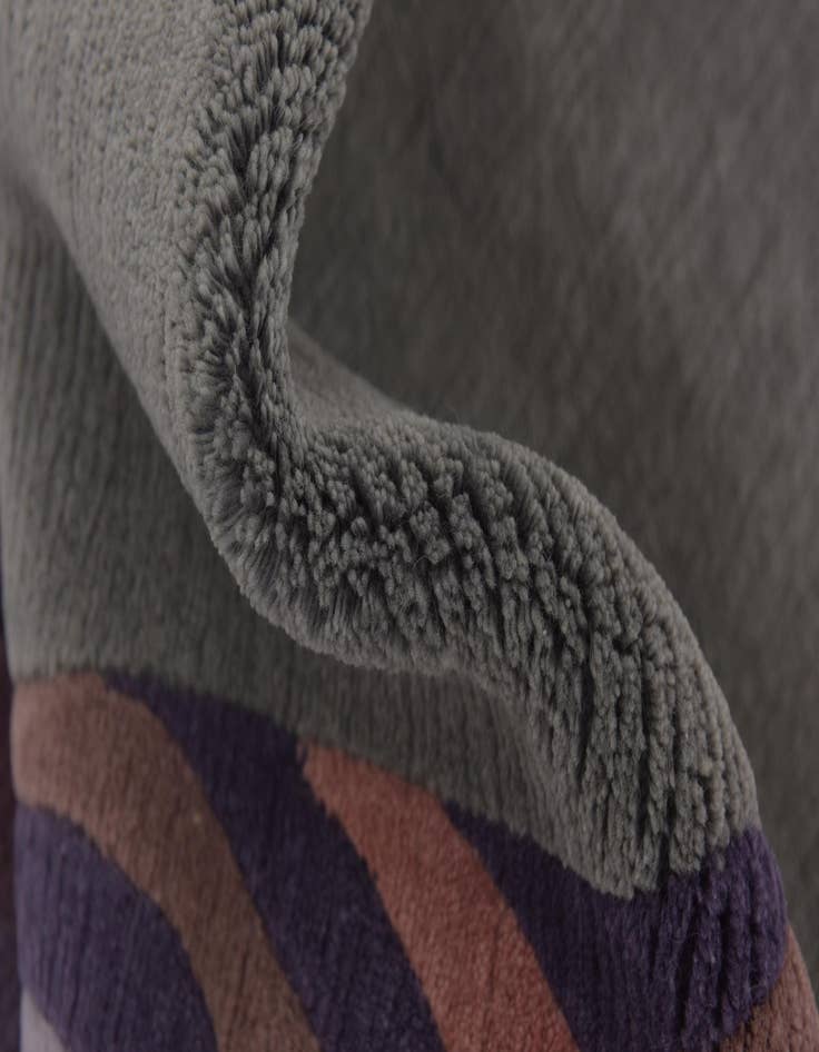 Detail image of  8' 2 x 8' 4  Hand Knotted Nepal Wool Square Rug