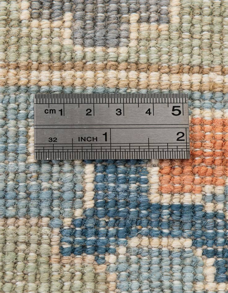 Detail image of  8' 2 x 8' 3  Hand Knotted Oushak Wool Square Rug